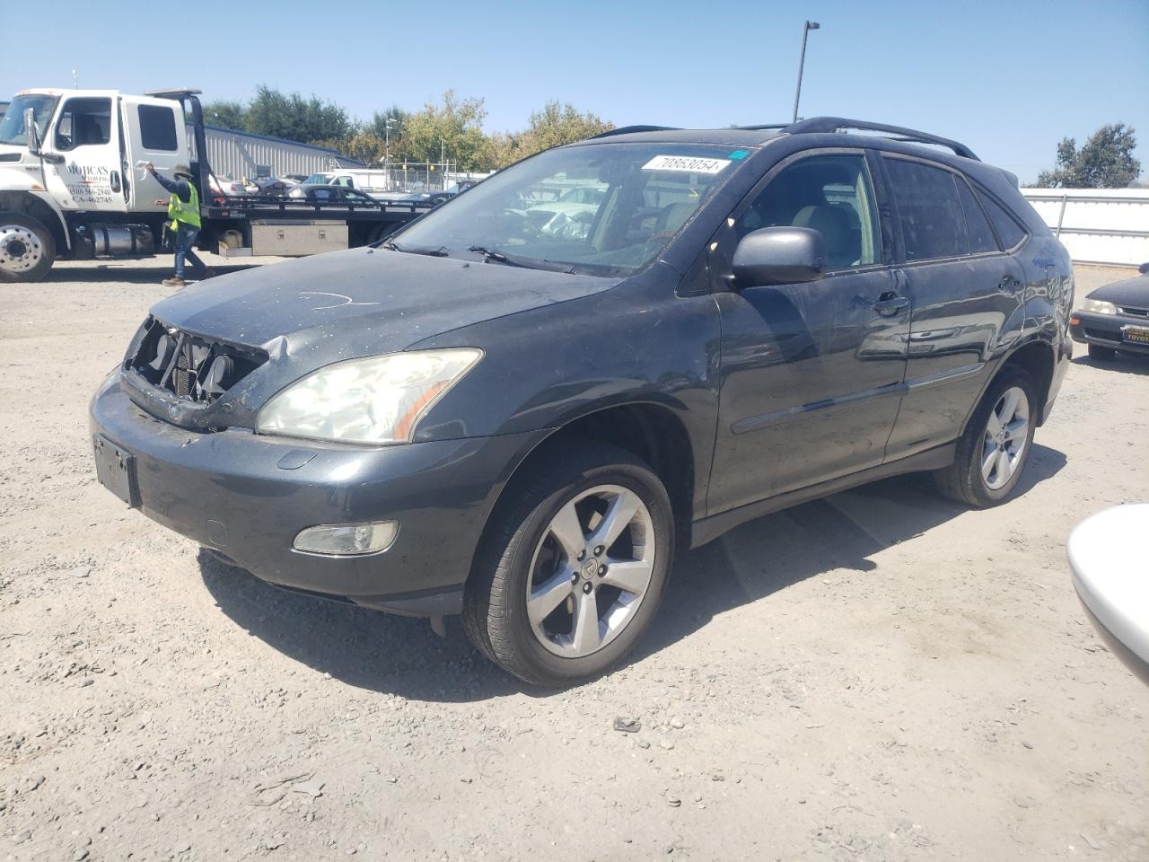 LEXUS RX 330 2005 black  gas JTJHA31U750090481 photo #1