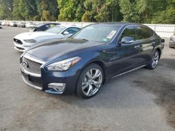 INFINITI Q70L 3.7 L 2018 blue  gas JN1BY1PRXJM370106 photo #2