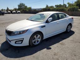 KIA OPTIMA LX 2014 white  gas KNAGM4A74E5479892 photo #2