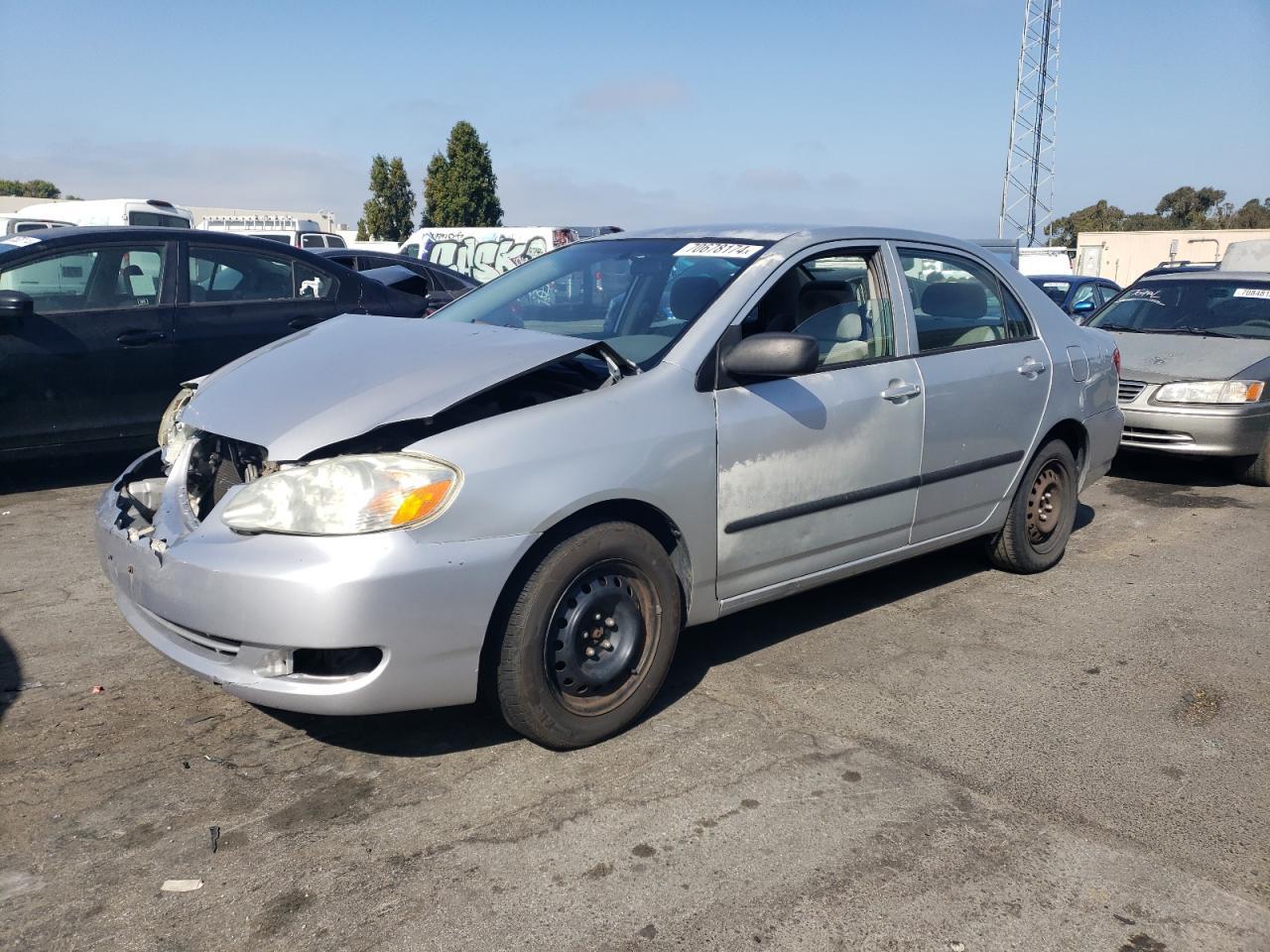 TOYOTA COROLLA CE 2005 gray  gas 1NXBR32E85Z475223 photo #1