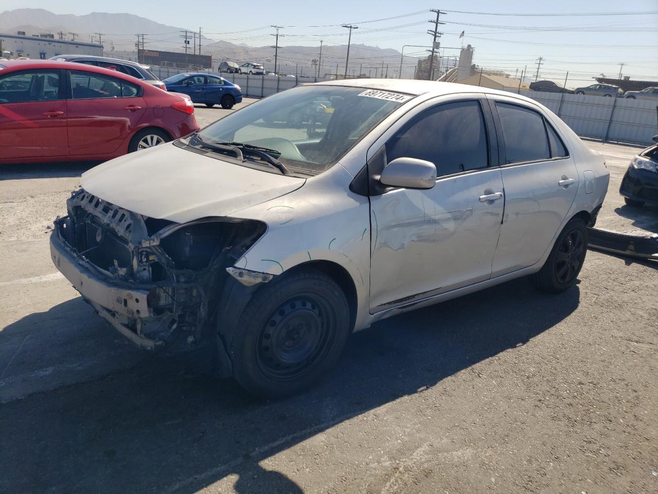 TOYOTA YARIS 2007 silver  gas JTDBT923371060919 photo #1