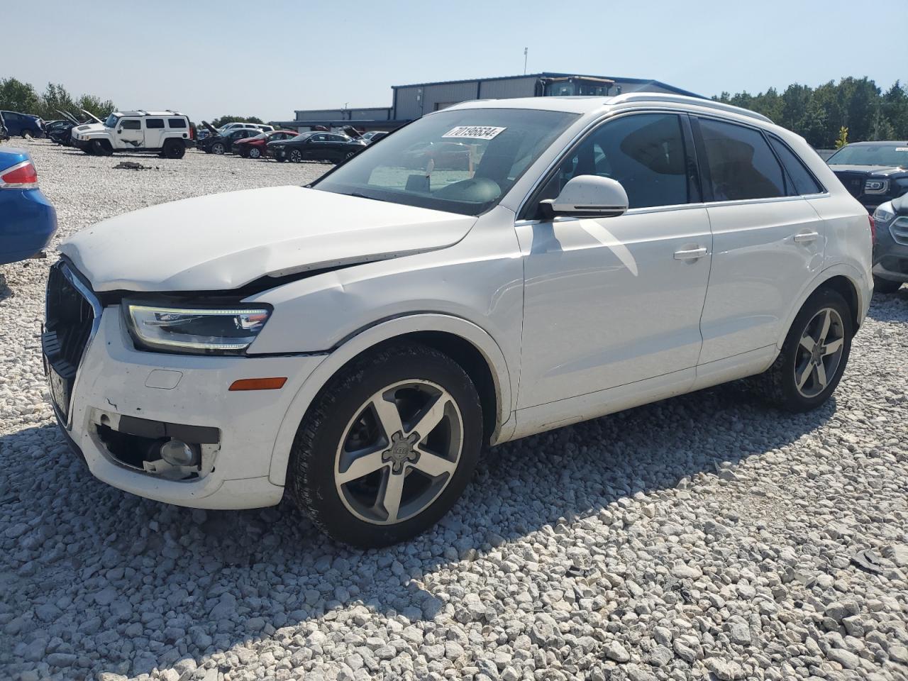 AUDI Q3 PREMIUM 2015 white  flexible fuel WA1EFCFSXFR006790 photo #1