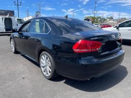 VOLKSWAGEN PASSAT S 2014 black sedan 4d gas 1VWAT7A36EC036081 photo #4