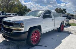 CHEVROLET SILVERADO 2016 white pickup gas 1GCNCNEC6GZ271910 photo #3