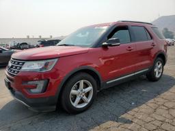 FORD EXPLORER X 2016 burgundy  gas 1FM5K7D89GGB18652 photo #2