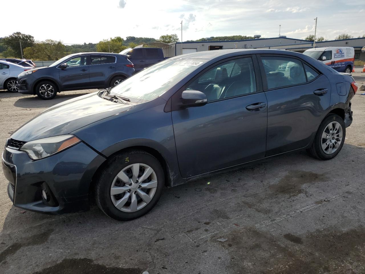 TOYOTA COROLLA L 2014 gray sedan 4d gas 5YFBURHE7EP168460 photo #1