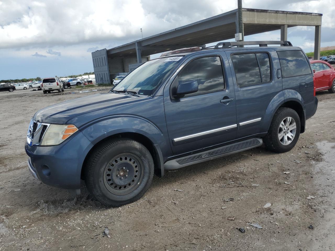 NISSAN PATHFINDER 2008 blue  gas 5N1AR18U28C613220 photo #1