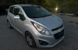 CHEVROLET SPARK LS 2013 silver hatchbac gas KL8CA6S96DC507765 photo #2