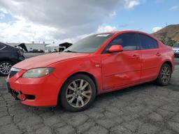 MAZDA 3 I 2008 red  gas JM1BK12G381861763 photo #2