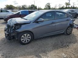 HYUNDAI ACCENT SE 2017 gray  gas KMHCT4AE1HU214940 photo #2