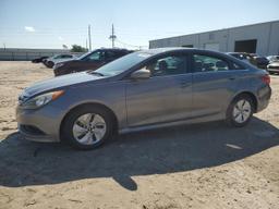 HYUNDAI SONATA GLS 2014 silver  gas 5NPEB4AC9EH816523 photo #2