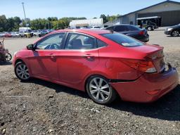 HYUNDAI ACCENT GLS 2012 red  gas KMHCU4AE2CU036560 photo #3