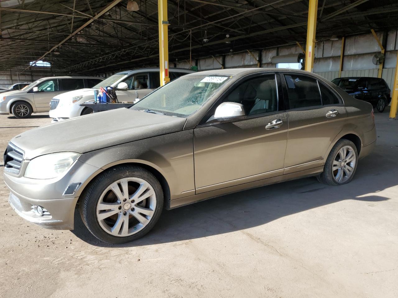 MERCEDES-BENZ C 300 2009 tan sedan 4d gas WDDGF54X59R064227 photo #1