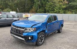 CHEVROLET COLORADO Z 2022 blue  gas 1GCGTDEN1N1200985 photo #3