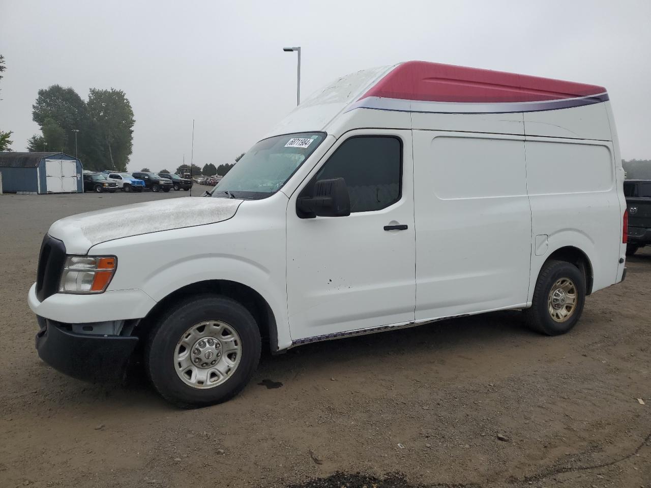 NISSAN NV 2500 2015 white cargo va gas 1N6BF0LY6FN802781 photo #1