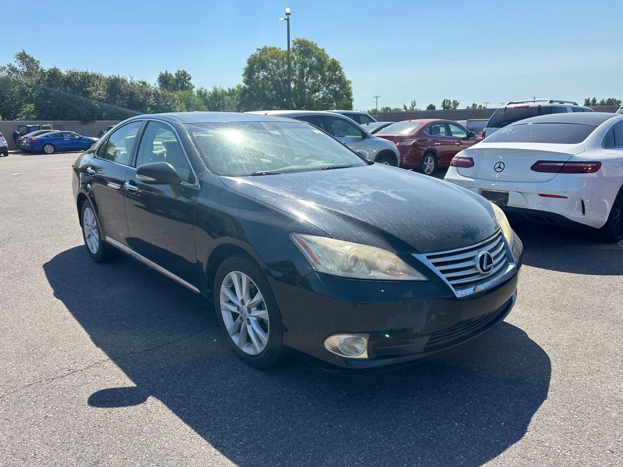 LEXUS ES 350 2010 black sedan 4d gas JTHBK1EG4A2352842 photo #1