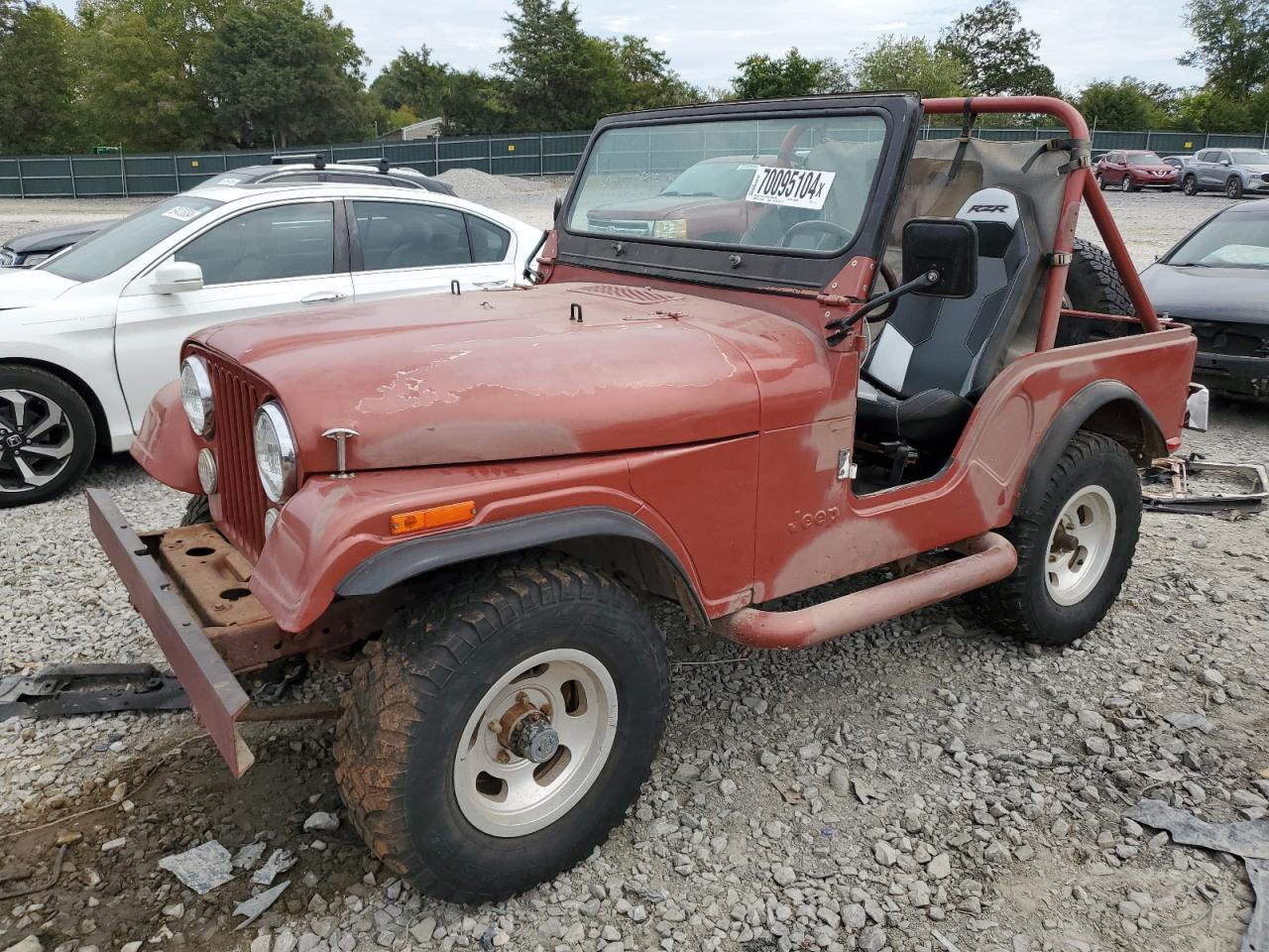 JEEP CJ-5 1968 orange   J8F83AA076748 photo #1