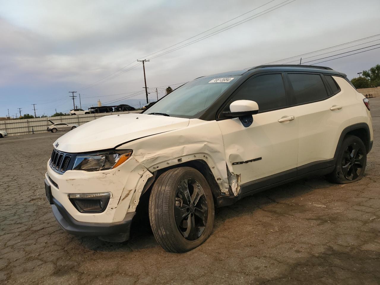 JEEP COMPASS LA 2021 white  gas 3C4NJCBB1MT571363 photo #1