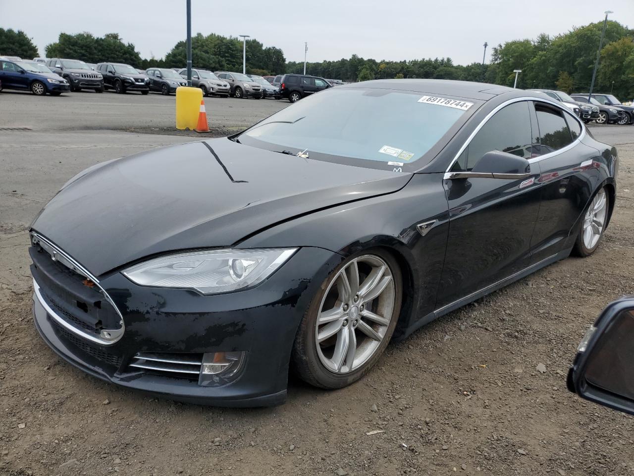 TESLA MODEL S 2013 black hatchbac electric 5YJSA1DN9DFP07929 photo #1