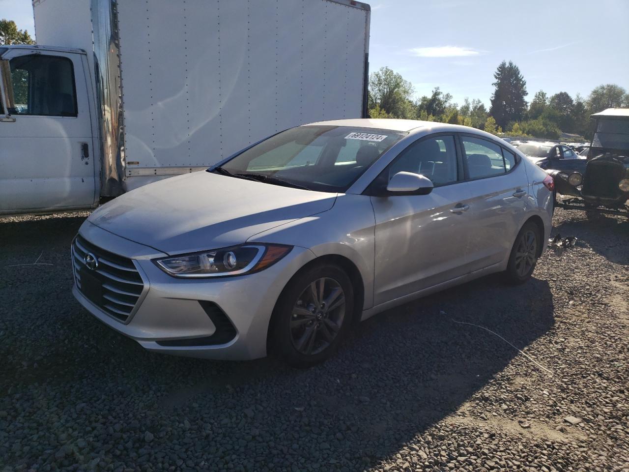 HYUNDAI ELANTRA SE 2017 silver sedan 4d gas 5NPD84LF8HH175001 photo #1