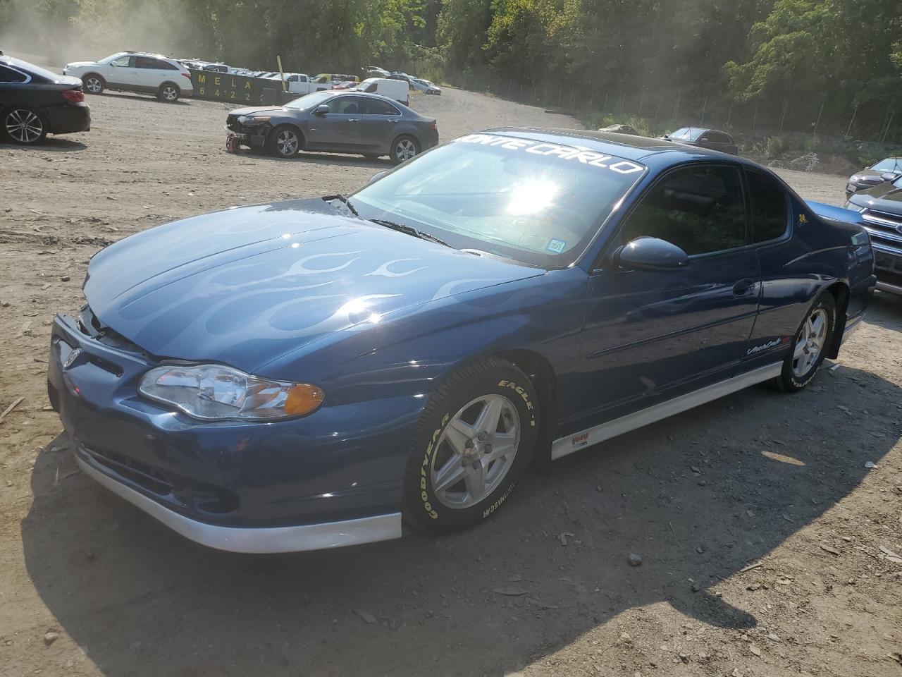 CHEVROLET MONTE CARL 2003 blue  gas 2G1WX12K539341195 photo #1