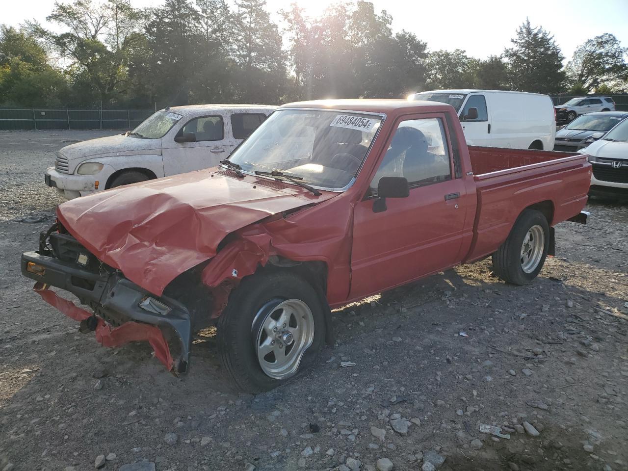 TOYOTA PICKUP 1/2 1988 red pickup gas JT4RN50R2J5168604 photo #1