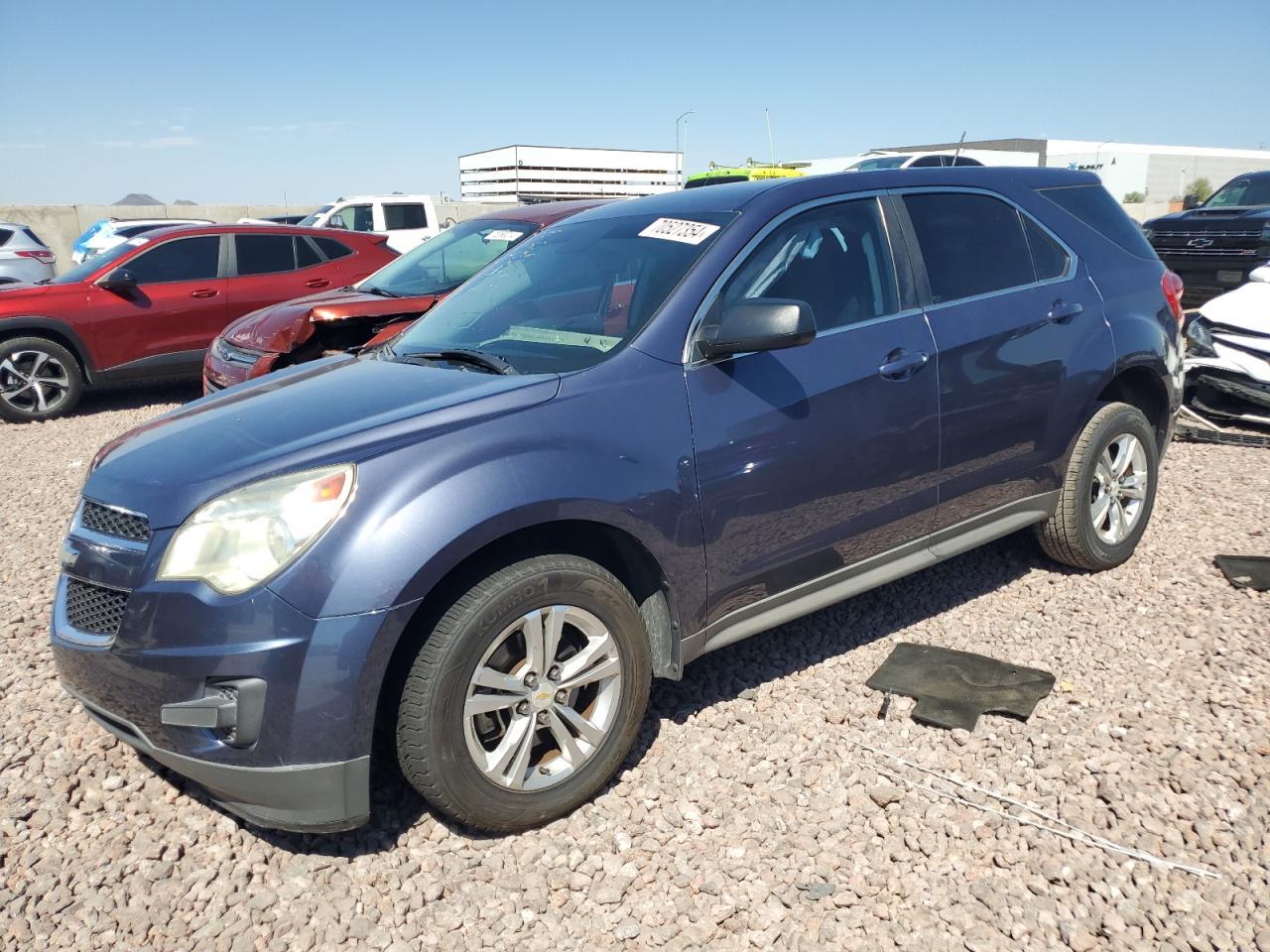 CHEVROLET EQUINOX LS 2013 blue  gas 2GNALBEK1D6197718 photo #1