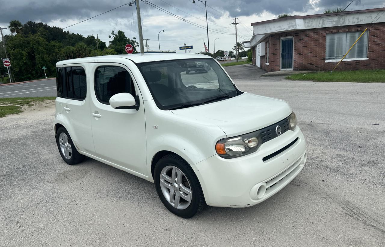 NISSAN CUBE BASE 2009 white 4dr spor gas JN8AZ28R59T122412 photo #1