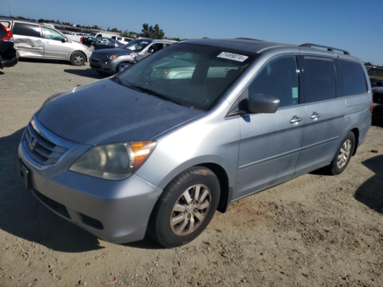 HONDA ODYSSEY EX 2010 silver  gas 5FNRL3H68AB007337 photo #1