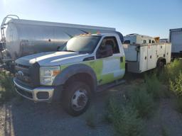 FORD F450 SUPER 2012 white  diesel 1FDUF4GT2CEA29462 photo #2