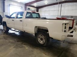 CHEVROLET 2500 2017 white crew pic diesel 1GC1KUEY2HF234878 photo #3