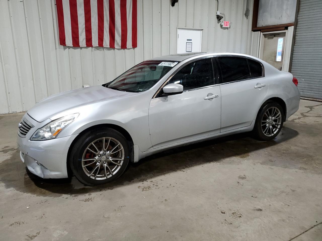 INFINITI G37 2011 silver sedan 4d gas JN1CV6AR7BM407259 photo #1