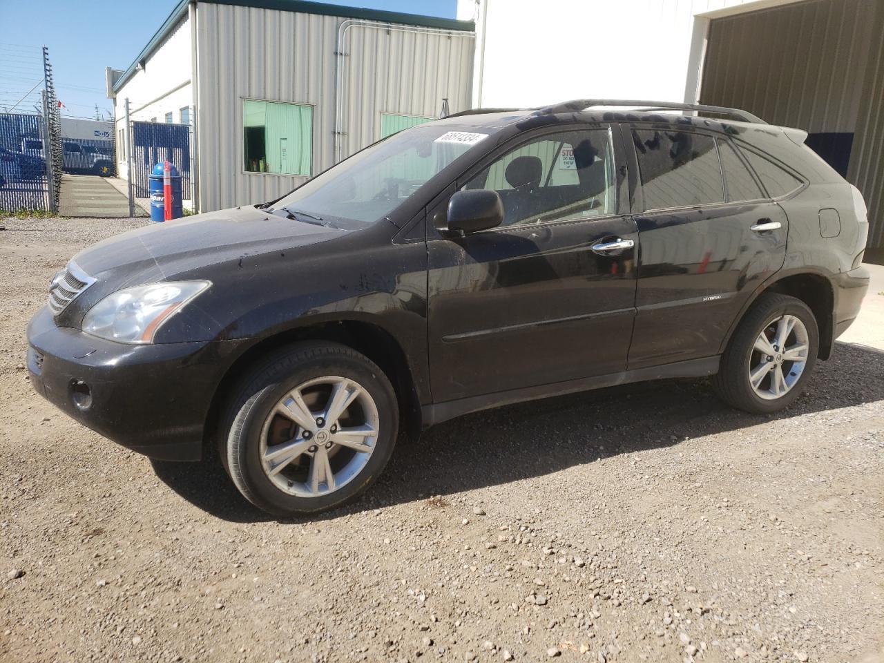 LEXUS RX 400H 2008 black 4dr spor hybrid engine JTJHW31U082043867 photo #1