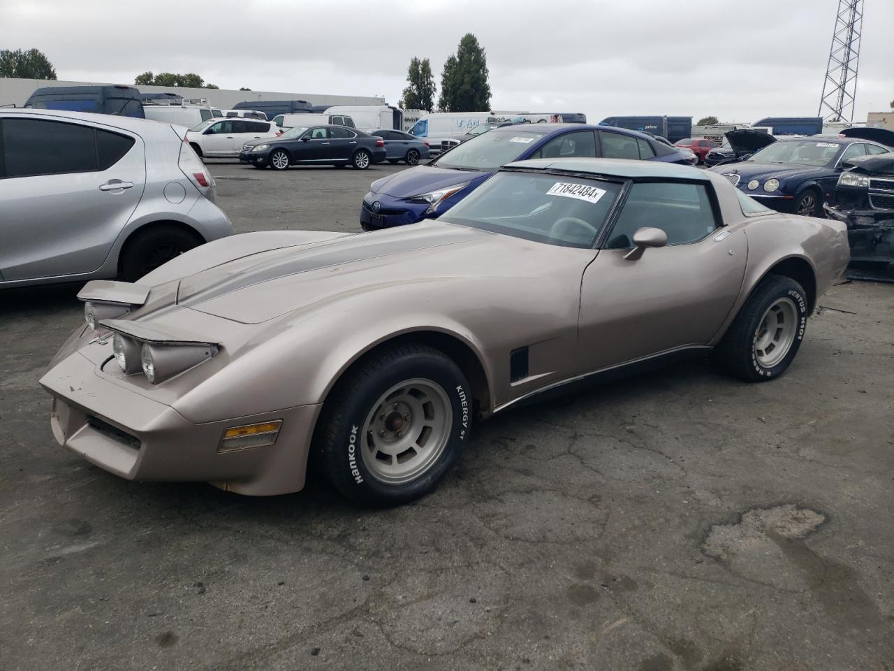 CHEVROLET CORVETTE 1980 gold   1Z878AS434687 photo #1