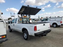 FORD F250 SUPER 2006 white 4dr ext gas 1FTSX21586EA29669 photo #3