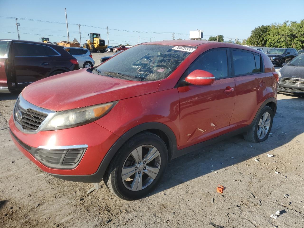 KIA SPORTAGE B 2012 red 4dr spor gas KNDPB3A28C7257008 photo #1