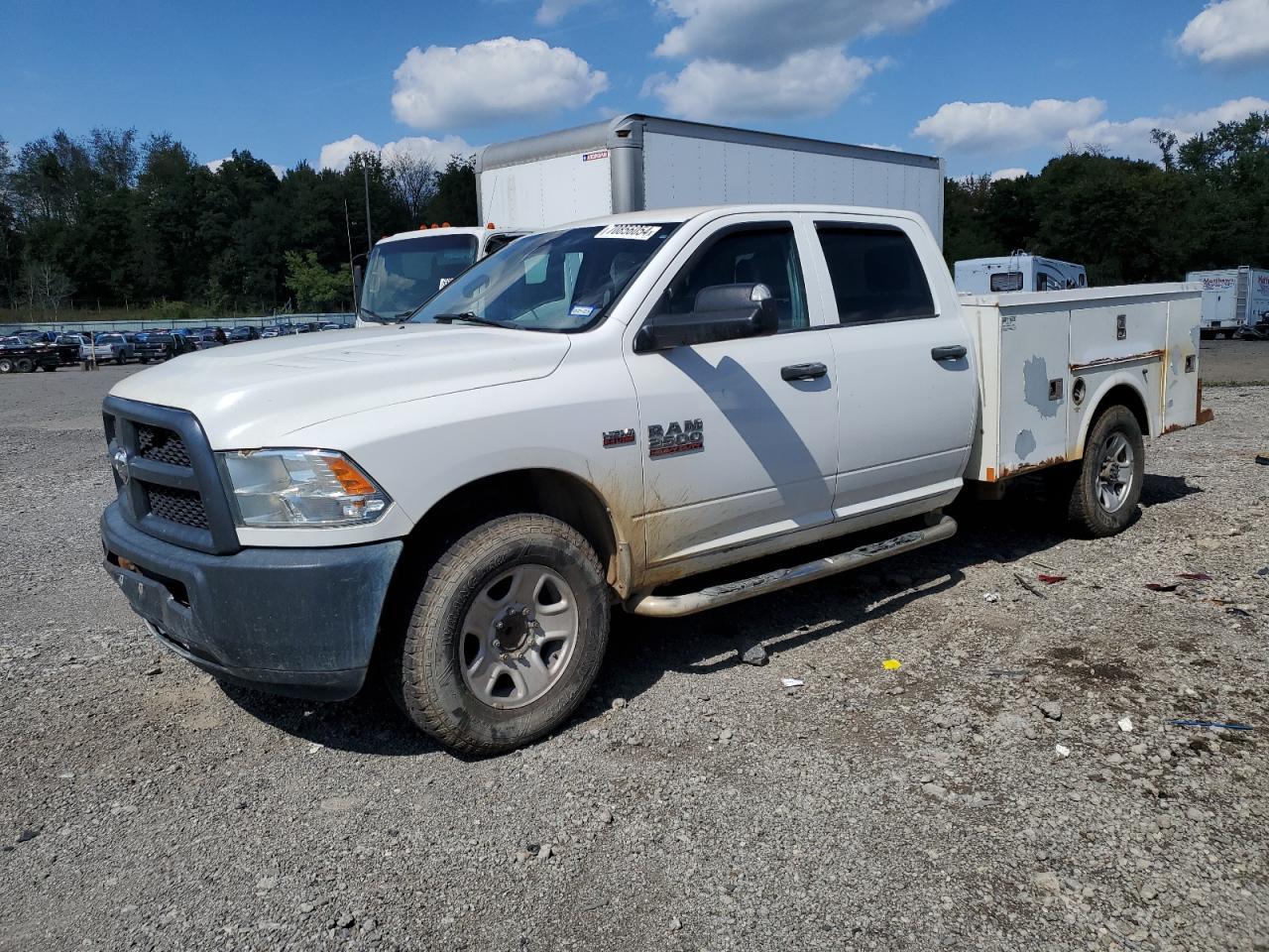 RAM 2500 ST 2014 white crew pic gas 3C7WR4HJ7EG327943 photo #1