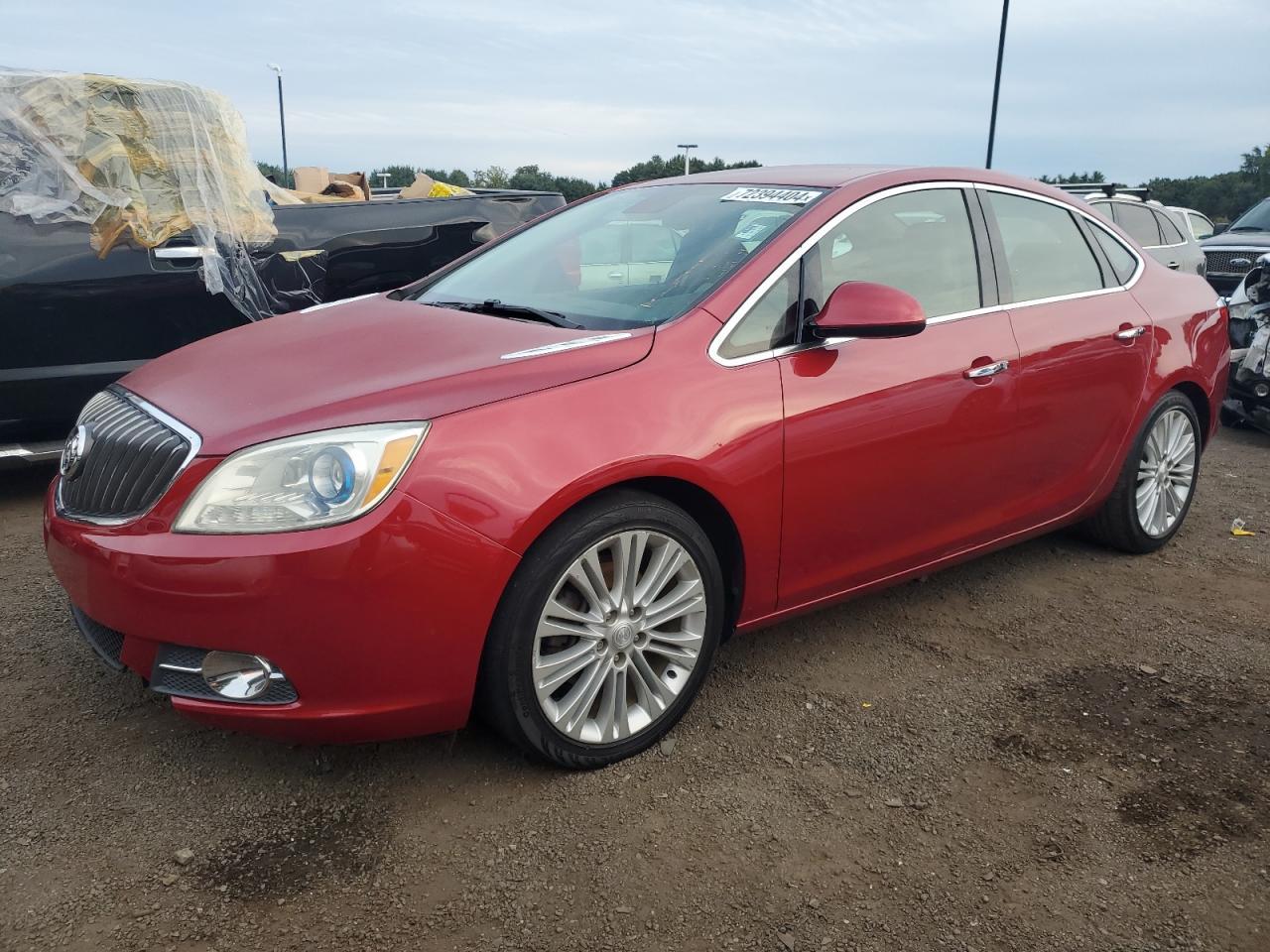 BUICK VERANO 2013 red sedan 4d flexible fuel 1G4PP5SK1D4187474 photo #1