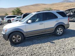 KIA SORENTO EX 2005 silver  gas KNDJD733355499054 photo #2