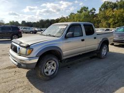 TOYOTA TACOMA DOU 2003 silver  gas 5TEHN72N03Z287186 photo #2