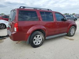 NISSAN PATHFINDER 2005 maroon 4dr spor gas 5N1AR18W05C714236 photo #4