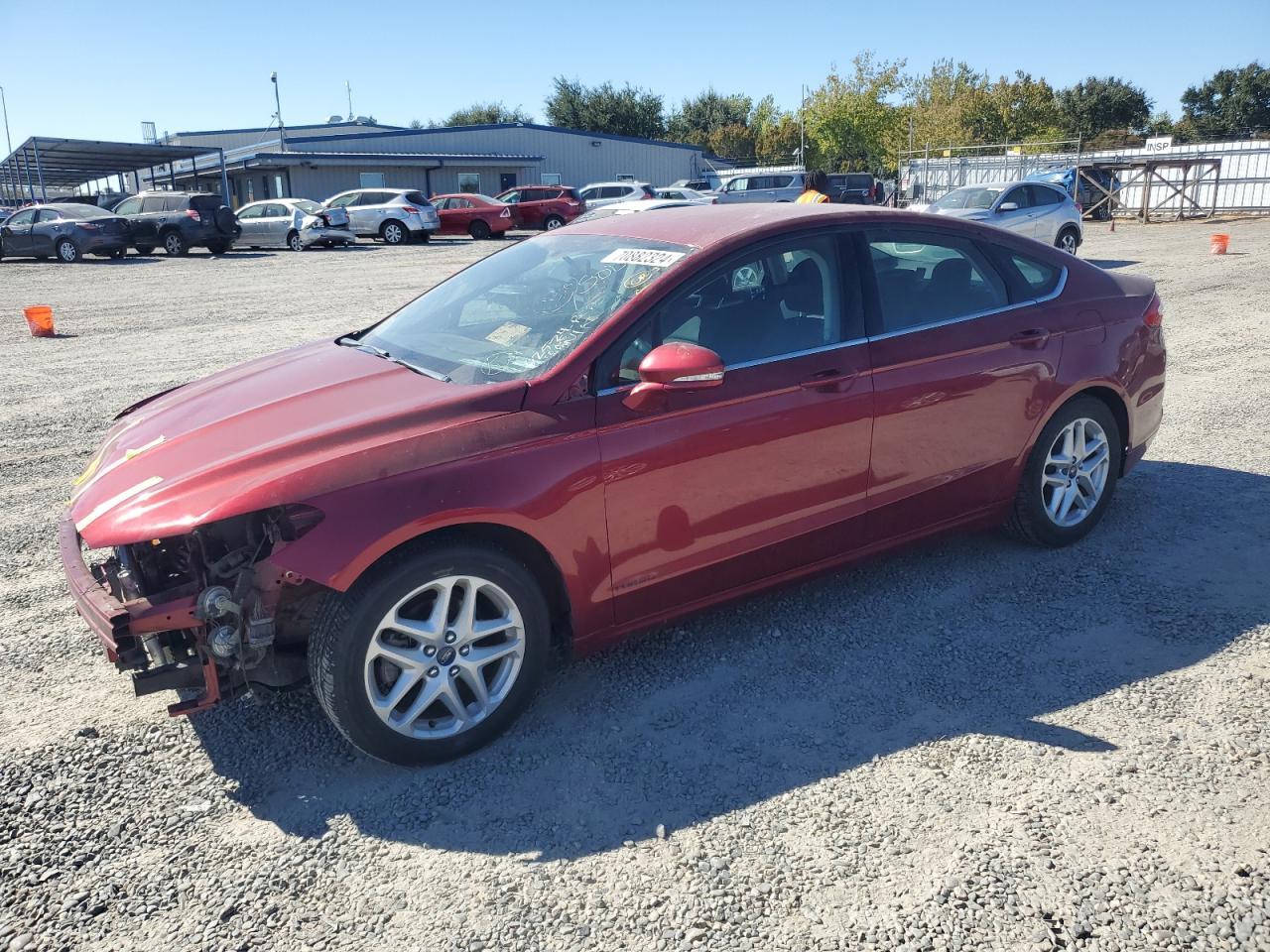 FORD FUSION SE 2016 red sedan 4d gas 3FA6P0HD9GR134518 photo #1