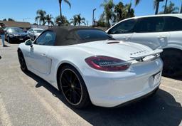 PORSCHE BOXSTER S 2015 white converti gas WP0CB2A85FK130571 photo #4