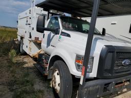 FORD F750 SUPER 2016 white conventi diesel 1FDNF7DC3GDA03538 photo #2