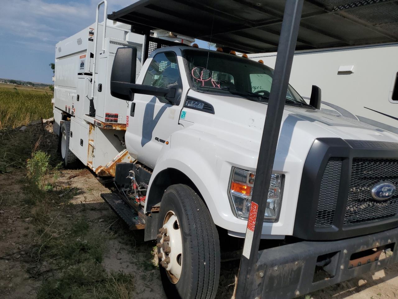 FORD F750 SUPER 2016 white conventi diesel 1FDNF7DC3GDA03538 photo #1