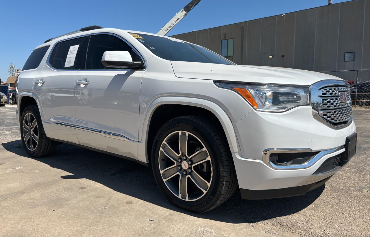 GMC ACADIA DEN 2017 white 4dr spor gas 1GKKNXLS2HZ227265 photo #1