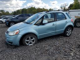 SUZUKI SX4 TECHNO 2009 blue  gas JS2YB413496204782 photo #2