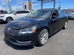 VOLKSWAGEN PASSAT S 2014 black sedan 4d gas 1VWAT7A36EC036081 photo #3