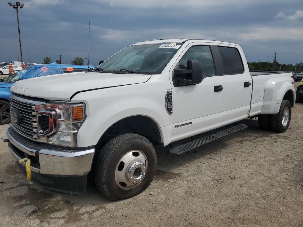 FORD F350 SUPER 2021 white  diesel 1FT8W3DT6MEC52111 photo #1