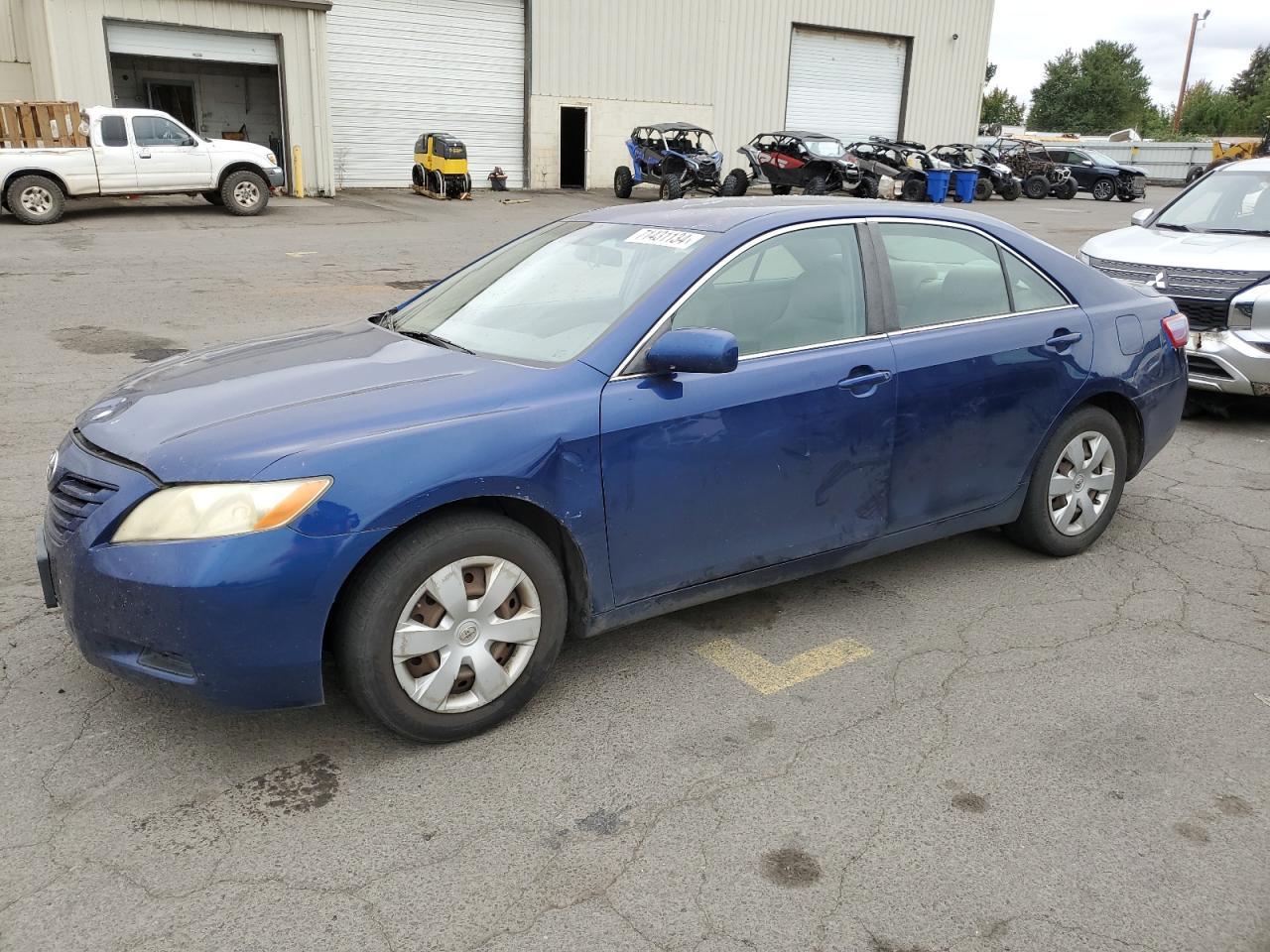 TOYOTA CAMRY CE 2007 blue  gas 4T1BE46K17U125677 photo #1